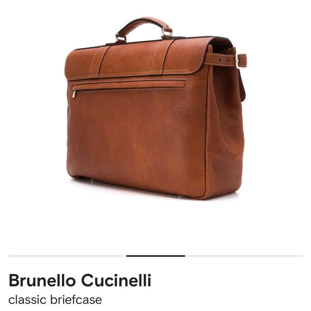 BNWT Brunelleschi Cucinelli Classic Briefcase - Picture 5 of 7